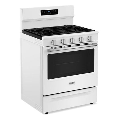 30" Wide Gas Range With No Preheat Air Fry And Air Baking - 5.0 Cu. Ft. - White