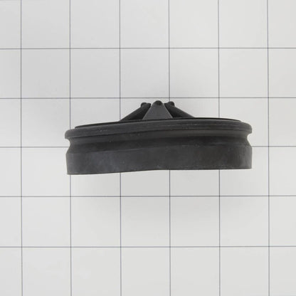 Disposer Splash Guard With Flexible Rubber Sink Baffle (3 1/2" D) - Black