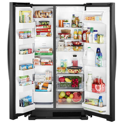 36" Wide Side-By-Side Refrigerator, 25 Cubic Feet