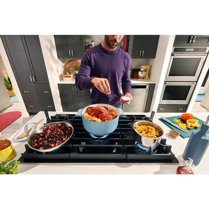 30" Gas-On-Glass Cooktop - Black