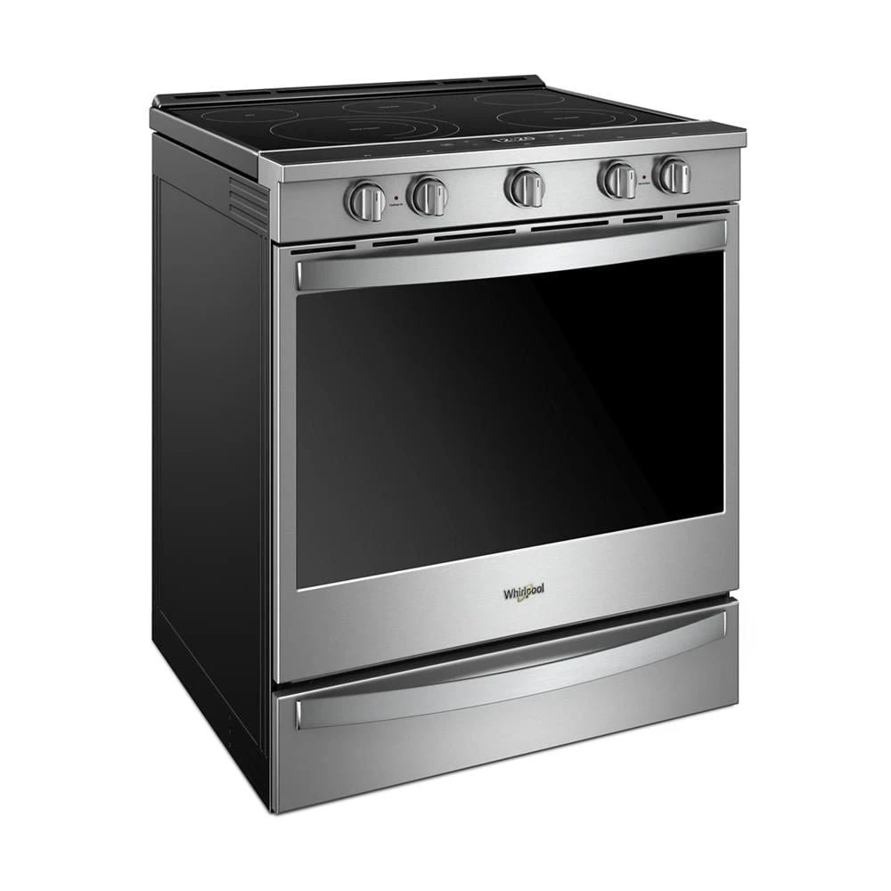 6.4 Cubic Feet Smart Slide-in Electric Range With Air Fry, When Connected - Fingerprint Resistant Stainless Steel
