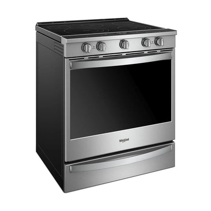 6.4 Cubic Feet Smart Slide-in Electric Range With Air Fry, When Connected - Fingerprint Resistant Stainless Steel