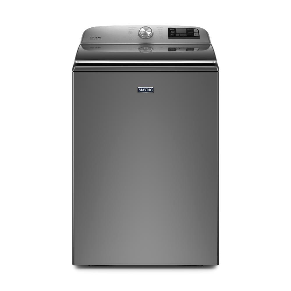 Smart Top Load Washer With Extra Power Button - 5.2 Cubic Feet - Metallic Slate