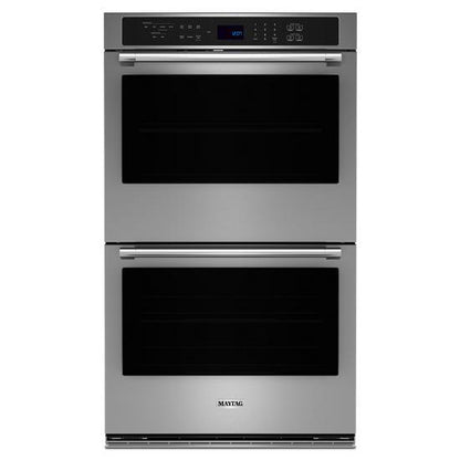 30" Wide Double Wall Oven With Evenair True Convection System - 10.0 Cu. Ft. - Stainless Steel