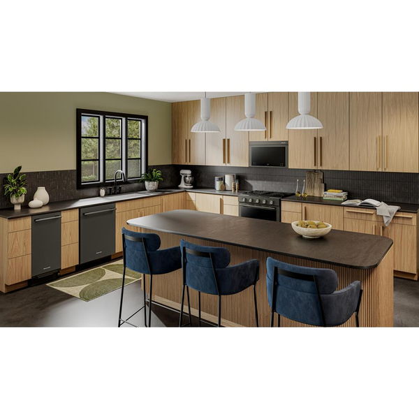 KitchenAid 15" Built-In Trash Compactor With Built-In Odor Management System - Black Ore