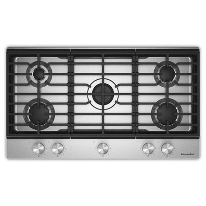 KitchenAid 36" Gas Cooktop With 5 Versatile Burners