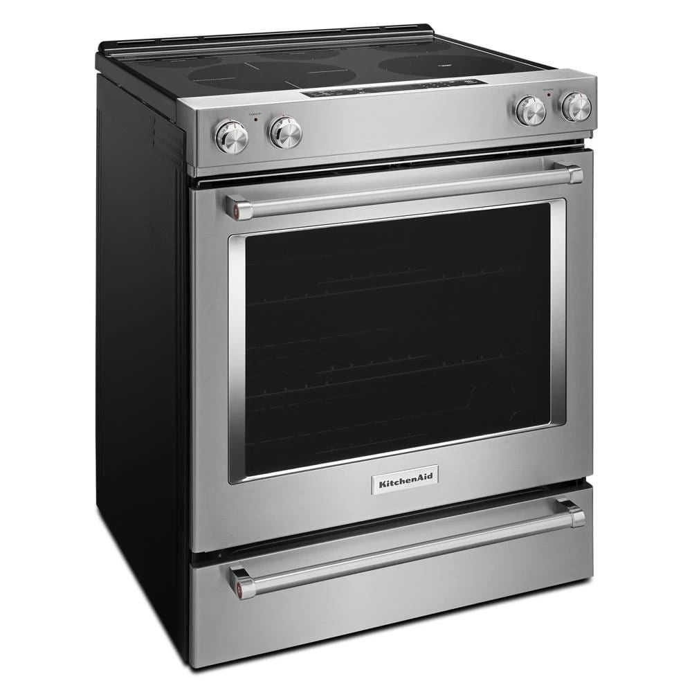 30" 5-Element Electric Slide-In Convection Range
