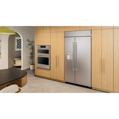 25.1 Cu. Ft. 42" Built-In Side-By-Side Refrigerator Features Exterior Water And Ice Dispenser With Measured Fill