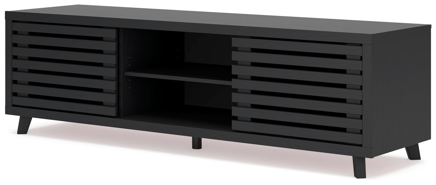 Danziar - Extra Large TV Stand - Black