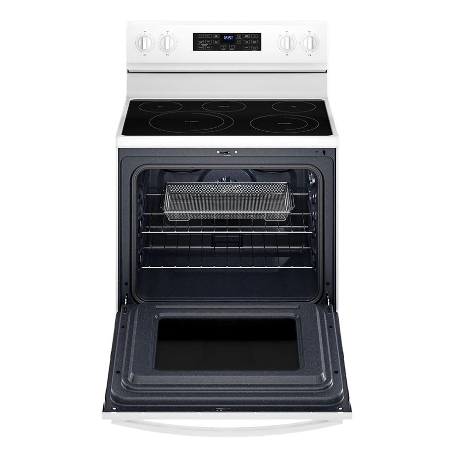 5.3 Cubic Feet Whirlpool Electric 5-in-1 Air Fry Oven - White