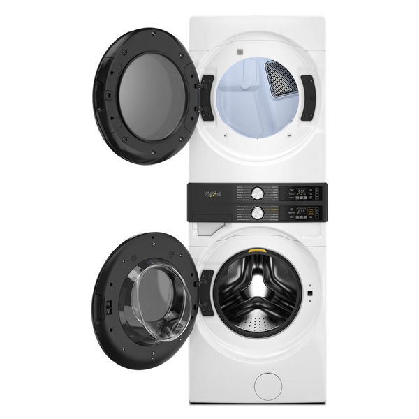 Smart Energy Star Front Load Laundry Tower With Uv Clean Technology & Freshflowtm Vent System 4.5 Cu. Ft. Washer & 7.4 Cu. Ft. Electric Dryer - White