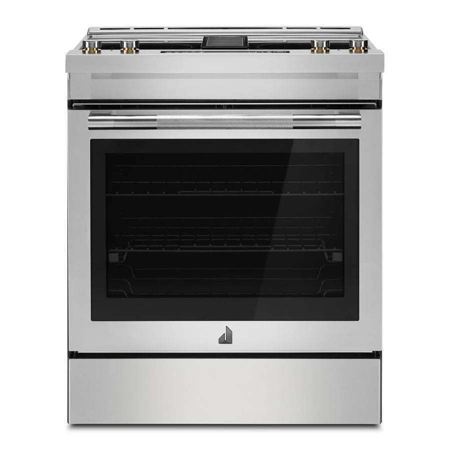 Rise 30" Electric Downdraft Slide-In Range - Stainless Steel
