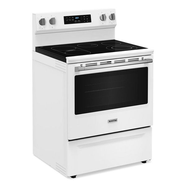 30" Wide Electric Range With No Preheat Air Fry And Air Baking - 5.3 Cu. Ft. - White