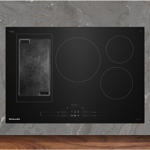 30" Temp Cook Induction Cooktop With 5 Cooking Zones - Black