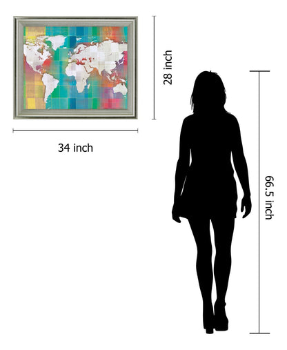 Atlas Spectrum - 28" x 34" Framed Wall Art