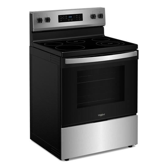 30" Electric Range With Steam Clean