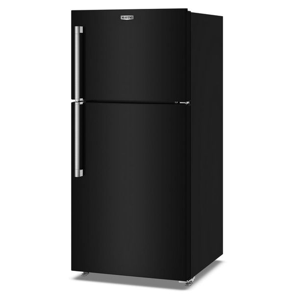 30" Wide Top-Freezer Refrigerator With Garage Mode, 19 Cu. Ft. - Black
