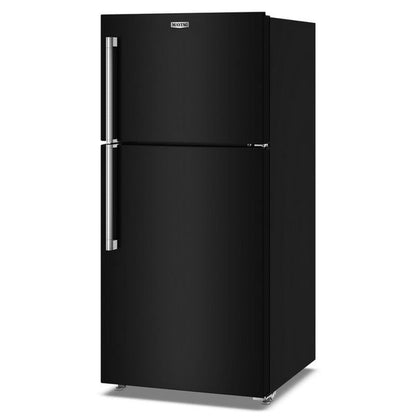 30" Wide Top-Freezer Refrigerator With Garage Mode, 19 Cu. Ft. - Black