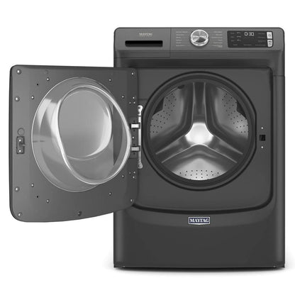 Front Load Washer With Extra Power And 16-Hr Fresh Hold Option - 4.8 Cubic Feet - Volcano Black