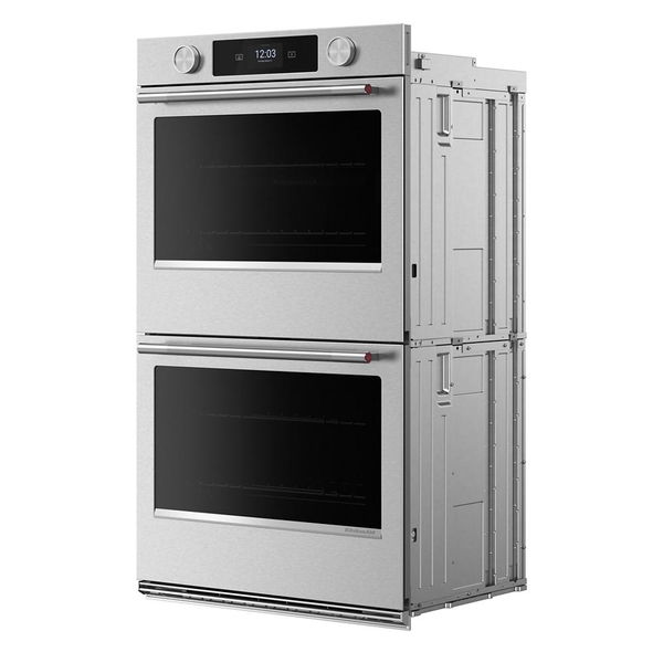 30" Smart Electric Double Wall Oven With Intelligent Cooking Camera - Printshield Finish