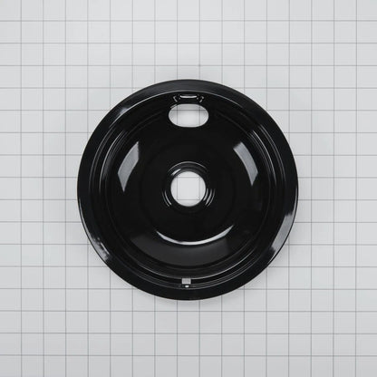Range Electric/Cooktop 8" Round Drip Bowl (Single-Pack) - Black For Non-Hinged, 2-Wire Plug Cooking Elements - Black