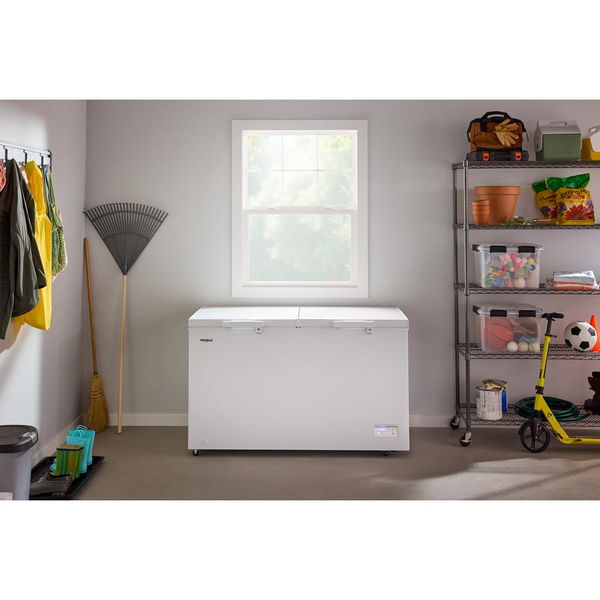 Whirlpool 16 Cu. Ft. Convertible Freezer-To-Fridge Chest Freezer With 3 Storage Baskets - White