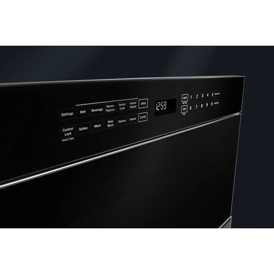 Noir 24" Under Counter Microwave Oven With Drawer Design