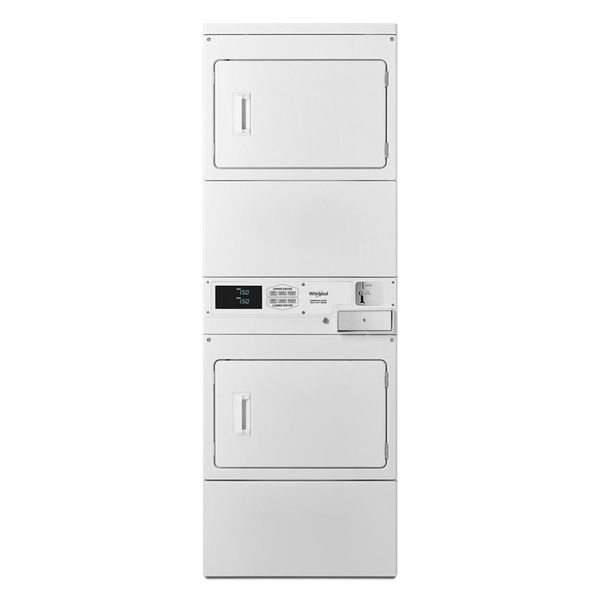 Commercial Electric Stack Dryer With Factory-Installed Coin Drop And Coin Box