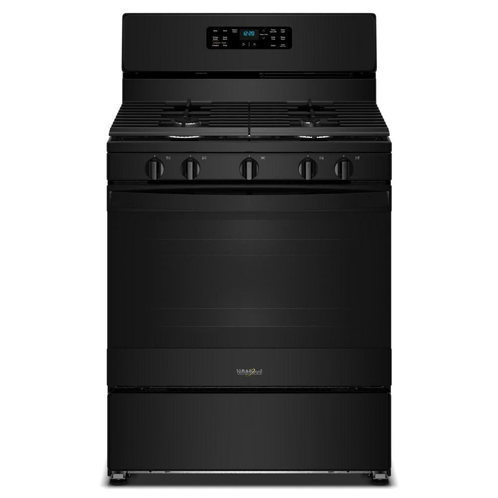 30" Gas Range With Crispy Mode And Griddle Zone - Black