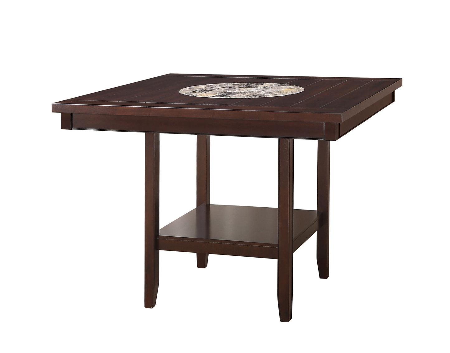 Fulton - 5 Piece Dining Room Set - Dark Brown
