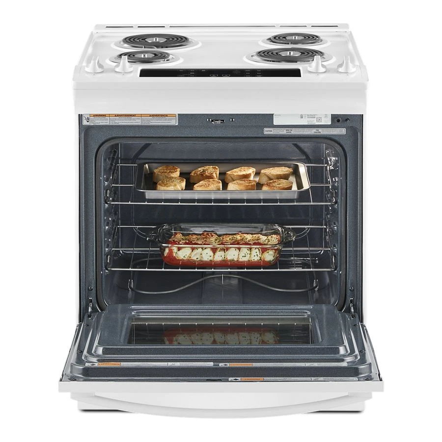 4.8 Cubic Feet Electric Range With Frozen Bake Technology