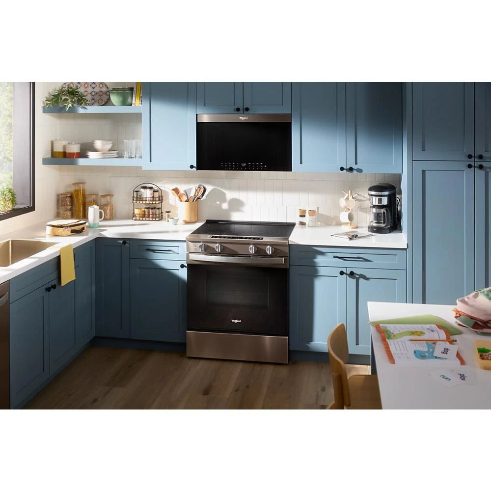 Air Fry Over-The-Range Microwave With Advanced Sensing Technology - Black Stainless Finish