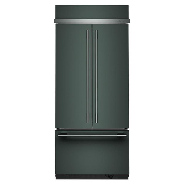 20.8 Cu. Ft. 36" Built-In French Door Bottom Mount Refrigerator With Platinum Interior - Juniper