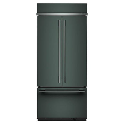 20.8 Cu. Ft. 36" Built-In French Door Bottom Mount Refrigerator With Platinum Interior - Juniper