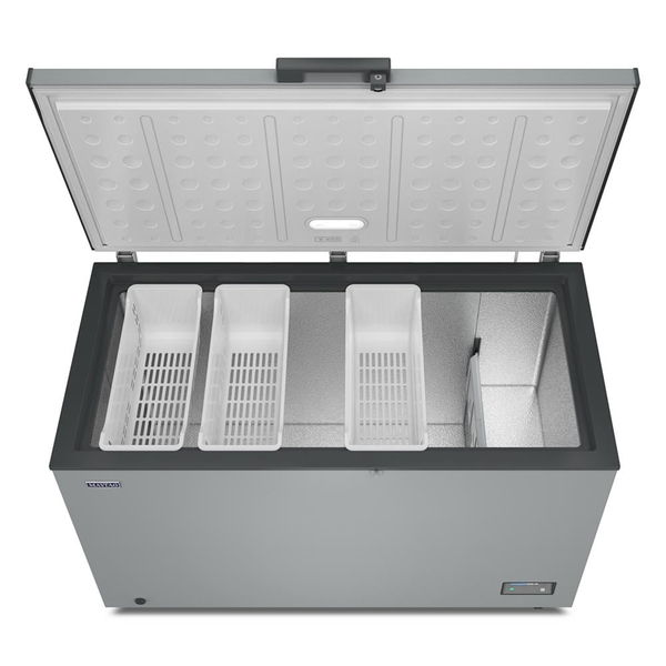Maytag 16 Cu. Ft. Garage Ready Chest Freezer With Freezer-To-Fridge Convertibility - Gray