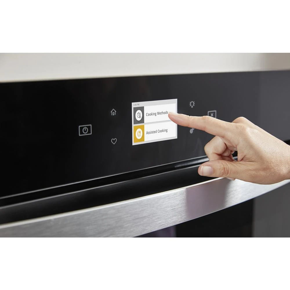 4.3 Cubic Feet Single Wall Oven With Air Fry When Connected - Black