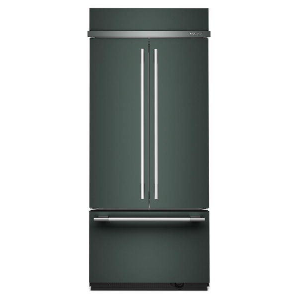 20.8 Cu. Ft. 36" Built-In French Door Bottom Mount Refrigerator With Platinum Interior - Juniper