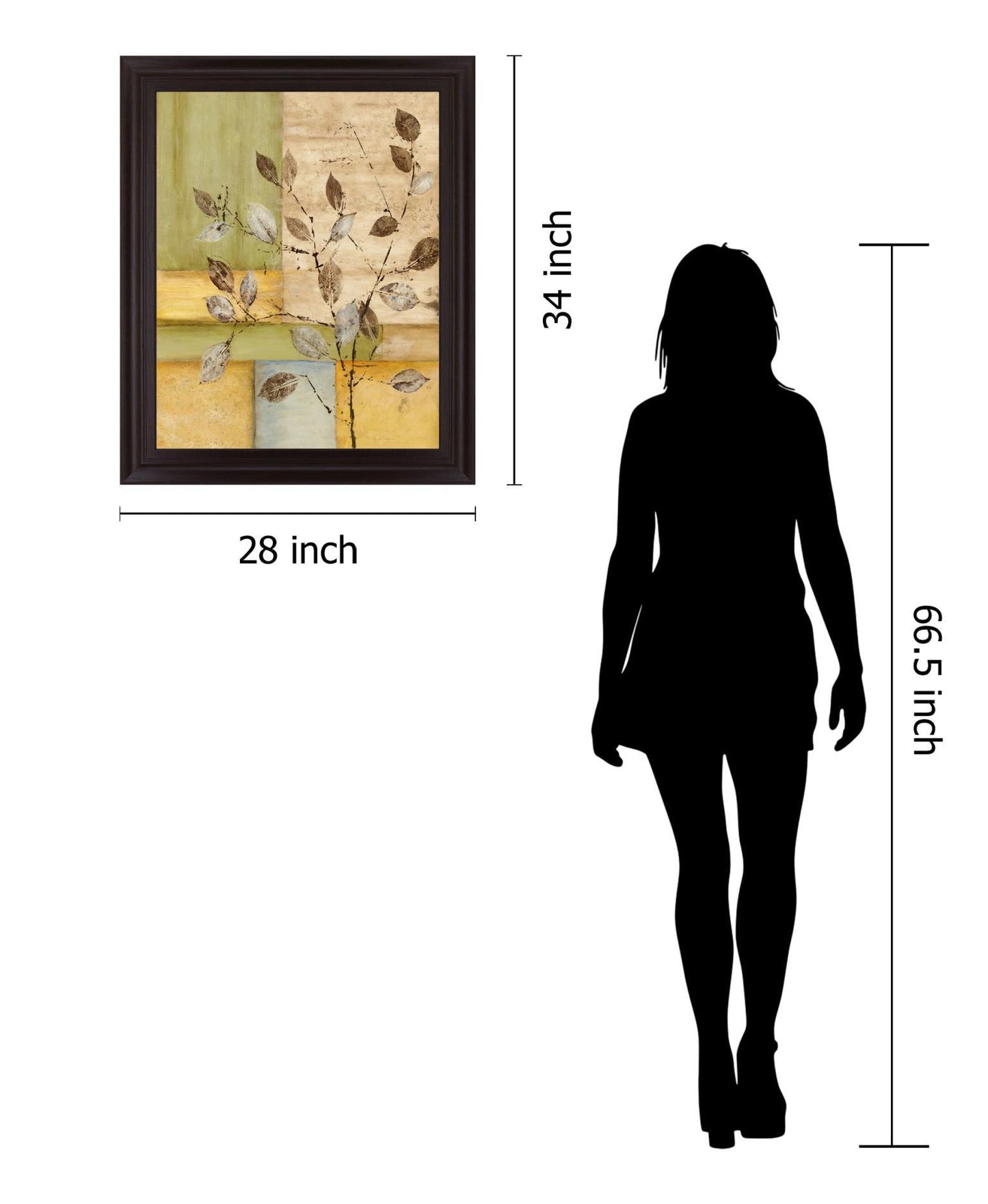 Botanical Harmony - 28" x 34" Framed Wall Art