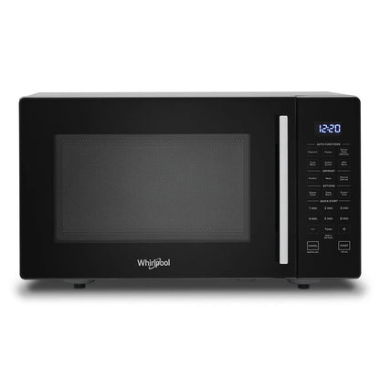 0.9 Cubic Feet Capacity Countertop Microwave With 900 Watt Cooking Power - Black With Silver Handle
