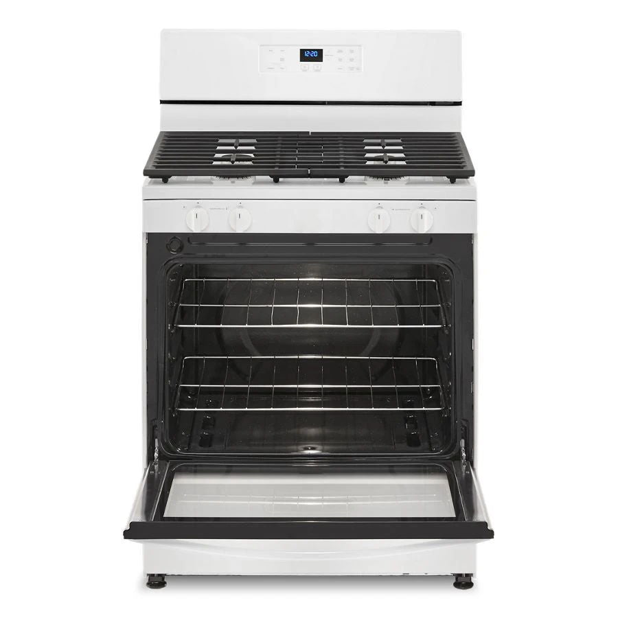 5.1 Cubic Feet Freestanding Gas Range With Broiler Drawer - White