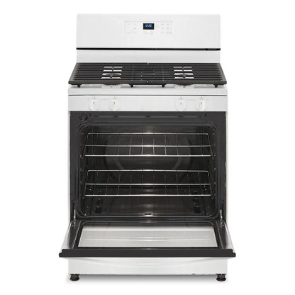 5.1 Cubic Feet Freestanding Gas Range With Broiler Drawer - White