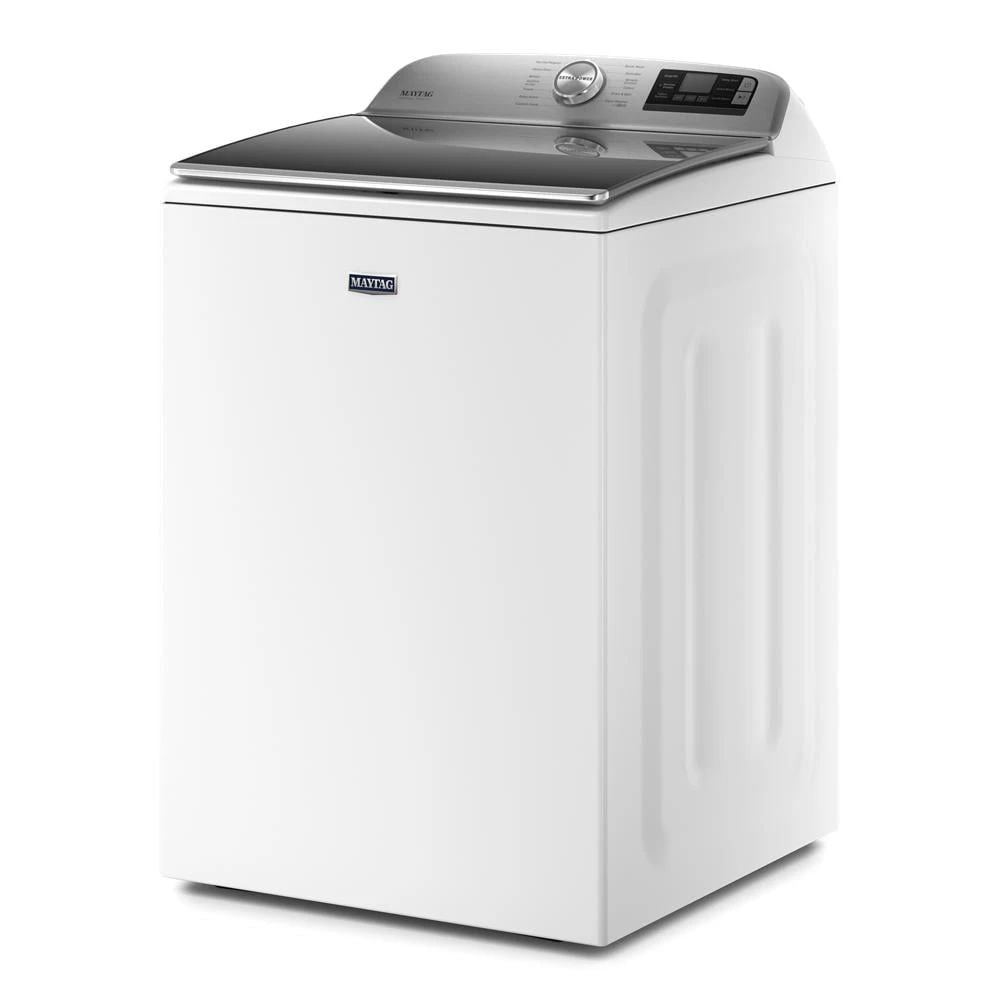 Smart Top Load Washer With Extra Power, 5.2 Cubic Feet - White