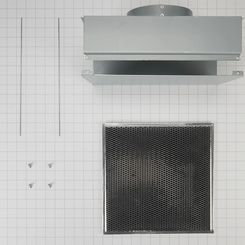 Range Hood Recirculation Filter Kit - Converts From Exterior Venting To Recirculating For Models Wvw51Uc0Ls And Wvw51Uc6Ls - Stainless Steel