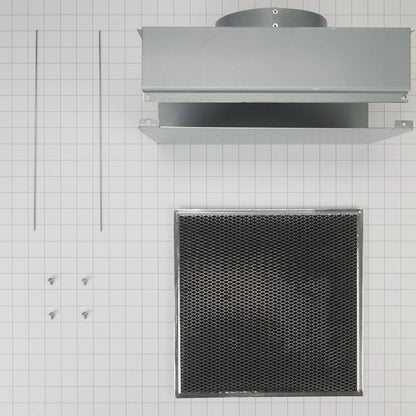 Range Hood Recirculation Filter Kit - Converts From Exterior Venting To Recirculating For Models Wvw51Uc0Ls And Wvw51Uc6Ls - Stainless Steel
