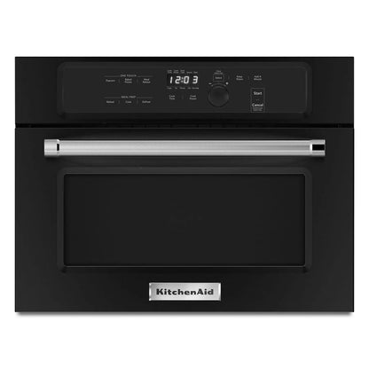 24" Built In Microwave Oven With 1000 Watt Cooking - Black