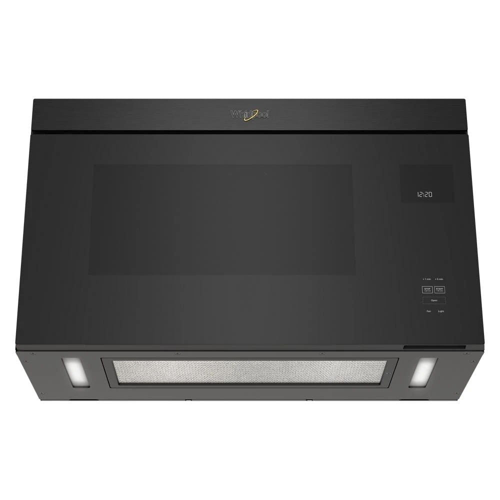 1.1 Cubic Feet Flush Mount Microwave With Turntable-Free Design - Black Stainless