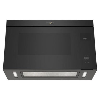 1.1 Cubic Feet Flush Mount Microwave With Turntable-Free Design - Black Stainless
