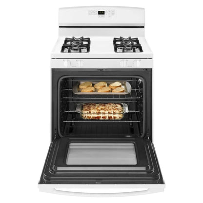 30" Gas Range With Self-Clean Option - White