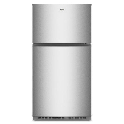 Whirlpool 32.8" Wide Top Freezer Refrigerator With Total Coverage Cooling, 21.3 Cu. Ft. - Fingerprint-Resistant Stainless Finish