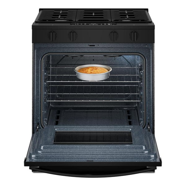 30" Gas Range With No Preheat Mode And Slow Cook - Black